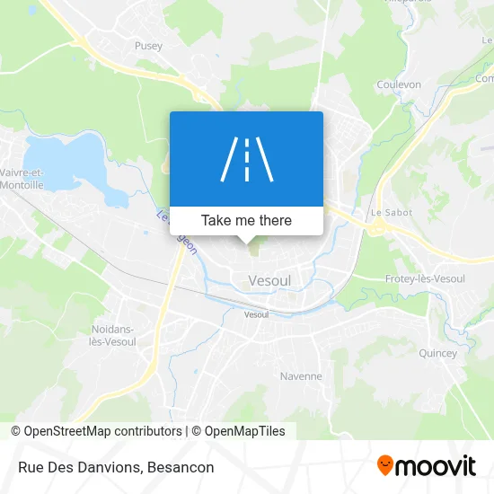 Rue Des Danvions map