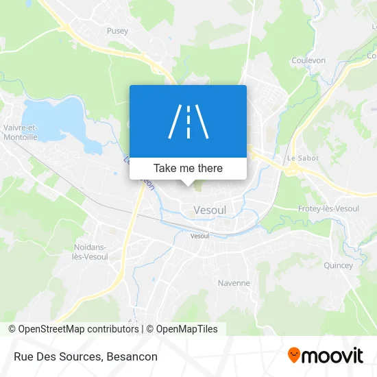 Rue Des Sources map
