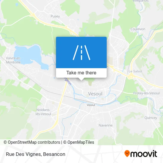 Rue Des Vignes map