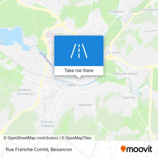Rue Franche-Comté map