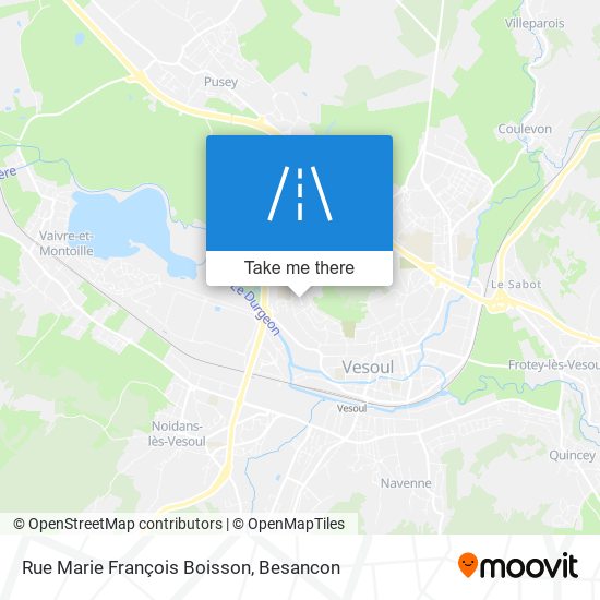 Mapa Rue Marie François Boisson