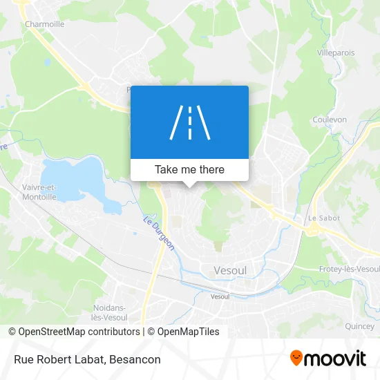 Rue Robert Labat map