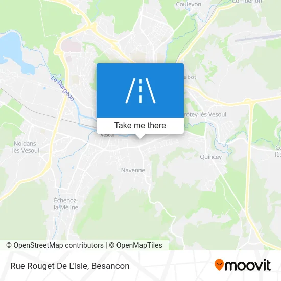 Rue Rouget De L'Isle map