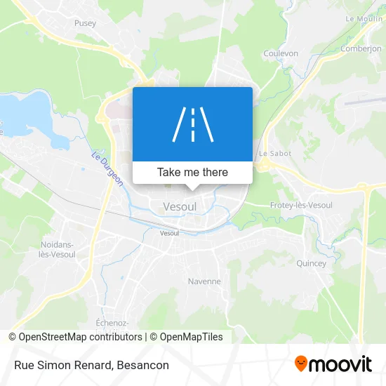 Rue Simon Renard map