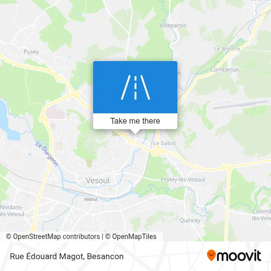 Rue Édouard Magot map