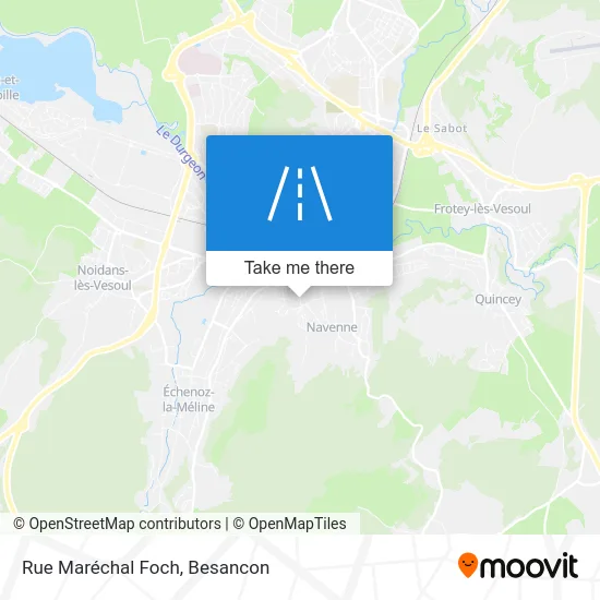 Rue Maréchal Foch map