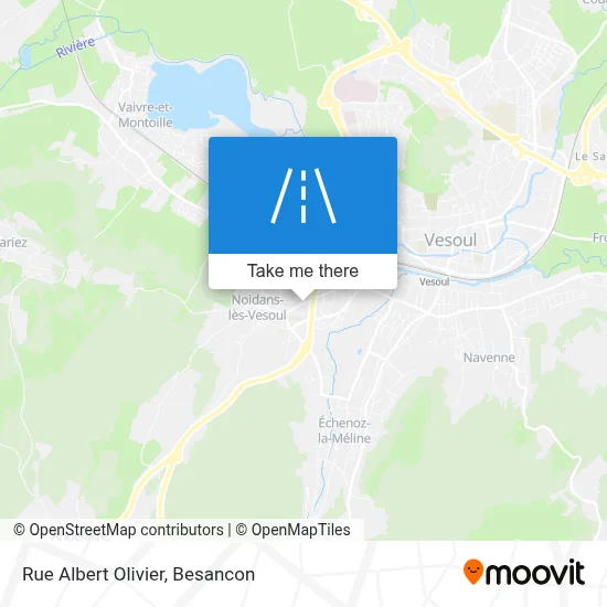 Rue Albert Olivier map