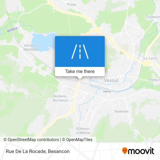 Rue De La Rocade map