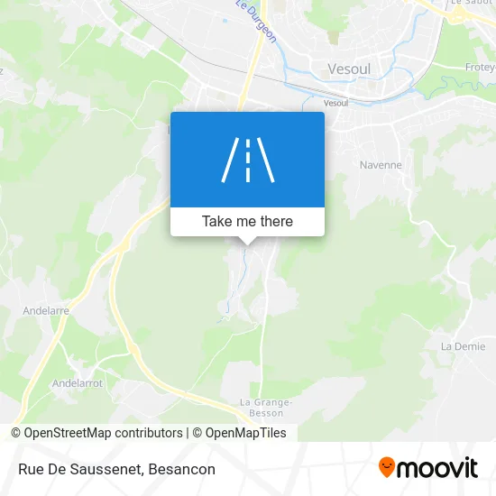 Rue De Saussenet map