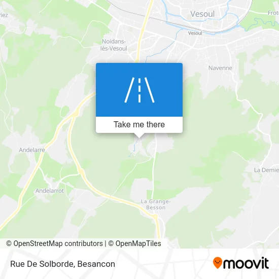 Rue De Solborde map