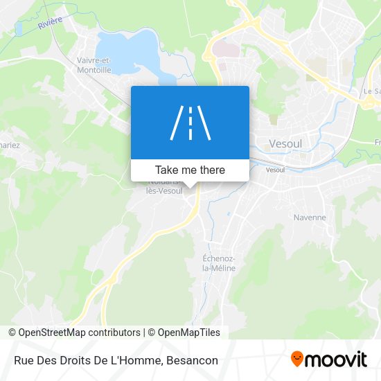 Rue Des Droits De L'Homme map