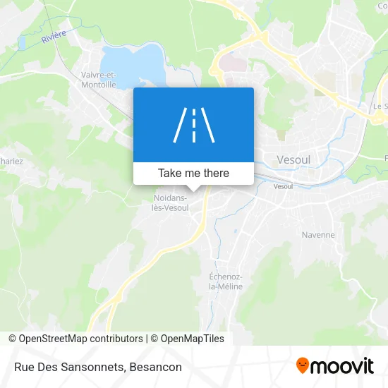 Rue Des Sansonnets map