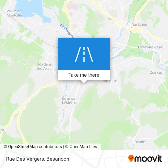 Rue Des Vergers map