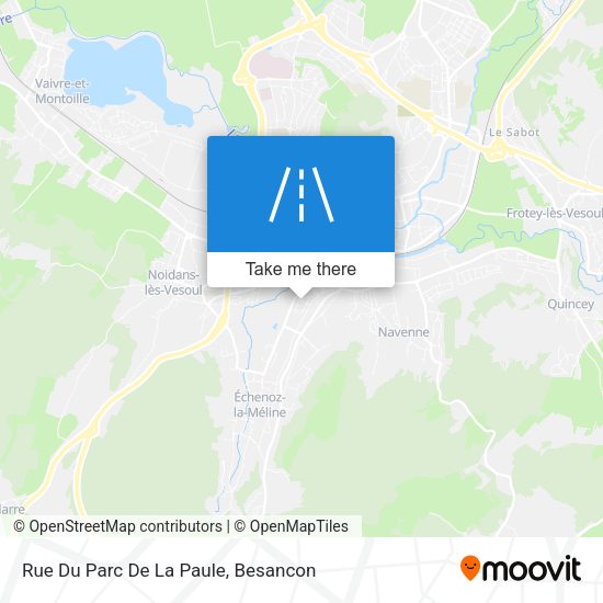 Rue Du Parc De La Paule map