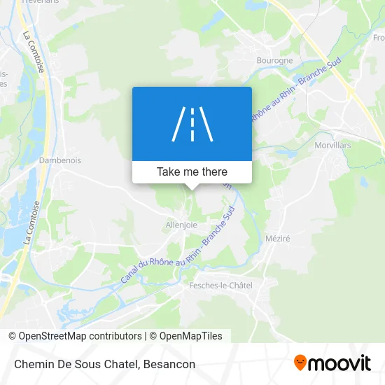 Chemin De Sous Chatel map