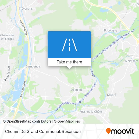 Chemin Du Grand Communal map