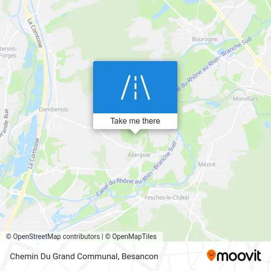 Chemin Du Grand Communal map