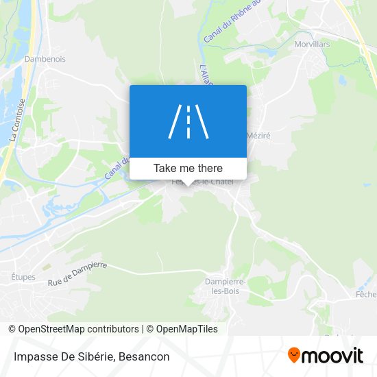 Impasse De Sibérie map
