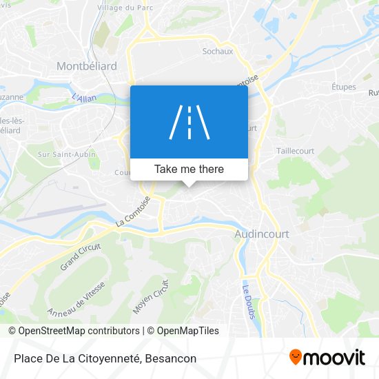 Place De La Citoyenneté map