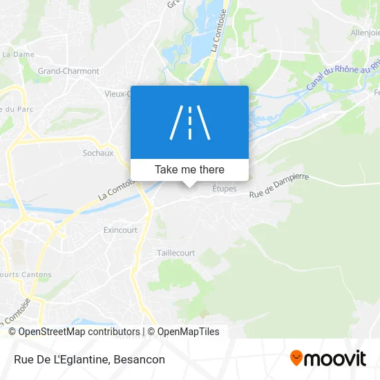 Rue De L'Eglantine map