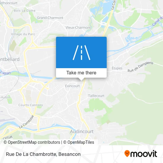 Rue De La Chambrotte map