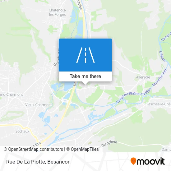 Rue De La Piotte map