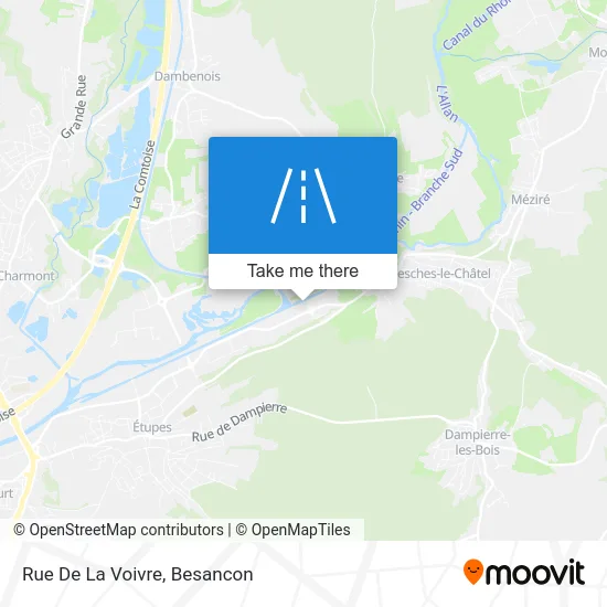 Rue De La Voivre map