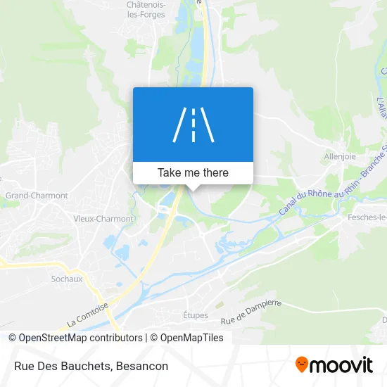 Rue Des Bauchets map