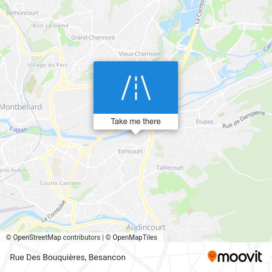 Rue Des Bouquières map