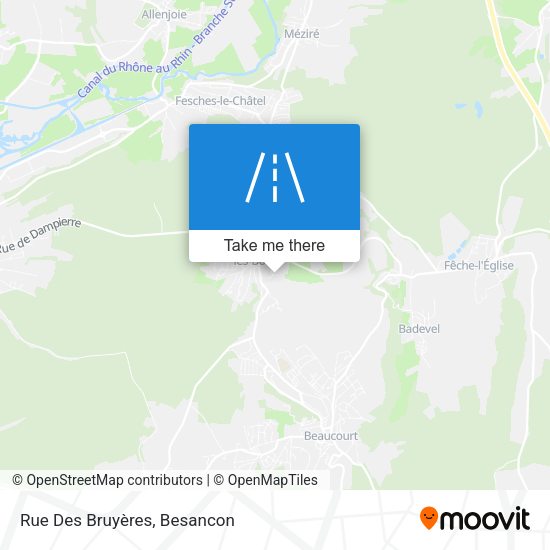 Rue Des Bruyères map