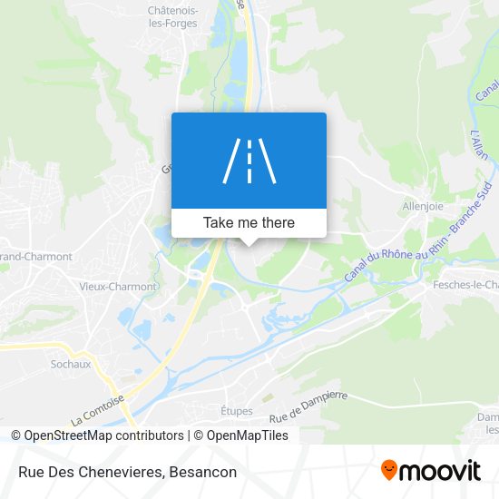 Rue Des Chenevieres map