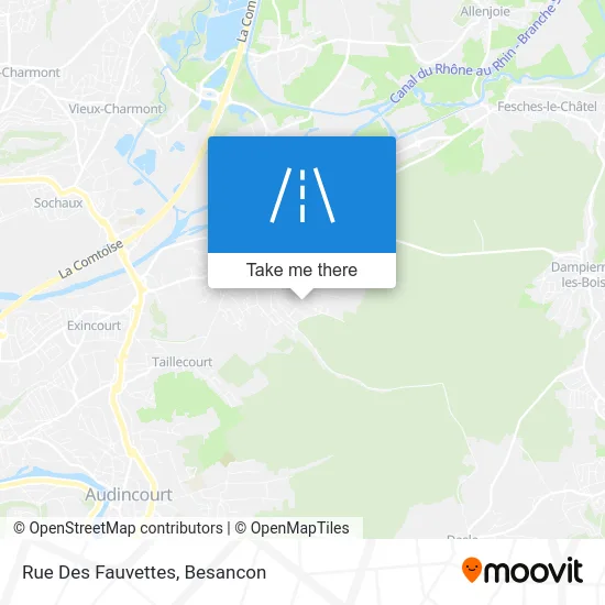 Rue Des Fauvettes map