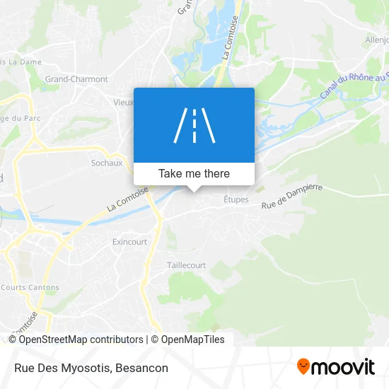 Rue Des Myosotis map