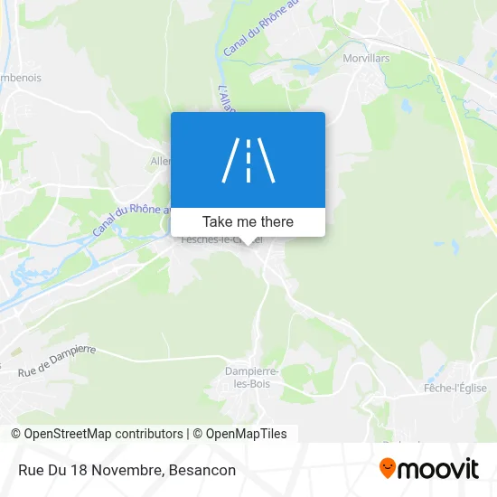 Rue Du 18 Novembre map