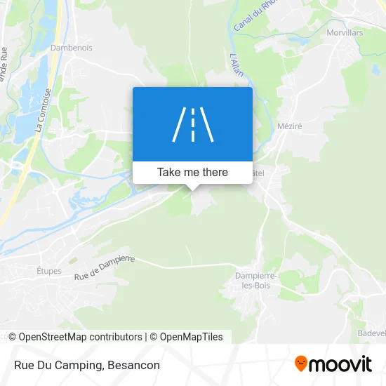 Rue Du Camping map