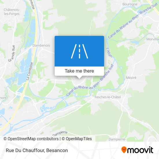 Rue Du Chauffour map