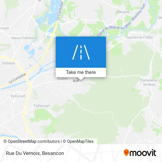 Rue Du Vernois map