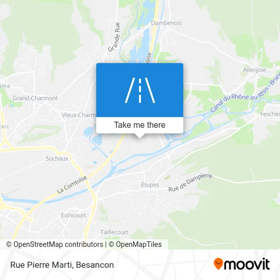 Rue Pierre Marti map