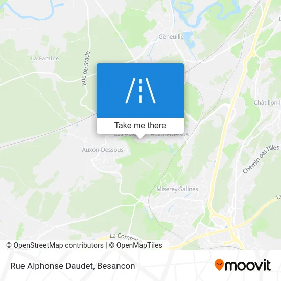 Rue Alphonse Daudet map