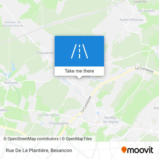 Rue De La Plantière map