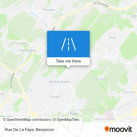 Rue De La Faye map