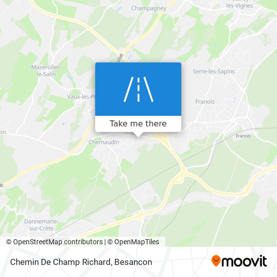 Chemin De Champ Richard map