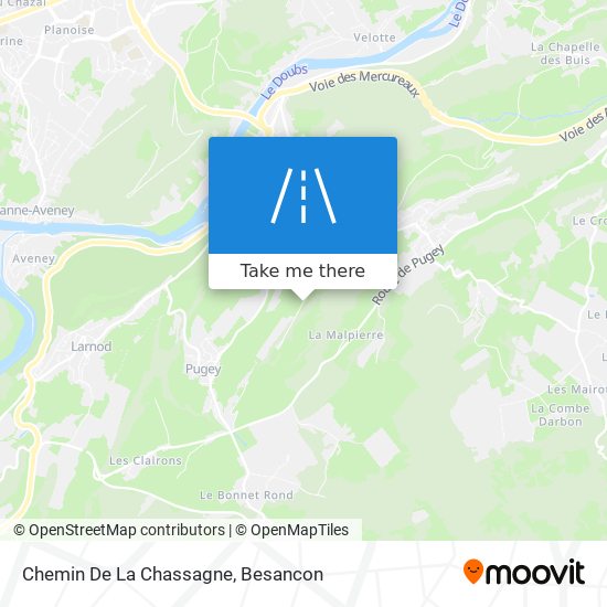 Chemin De La Chassagne map