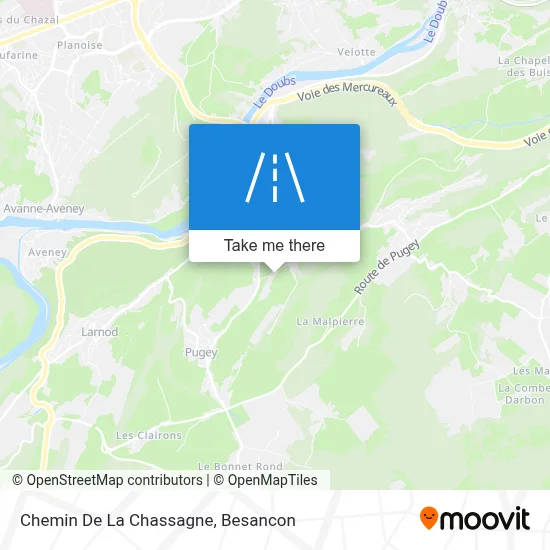 Chemin De La Chassagne map