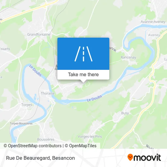 Rue De Beauregard map