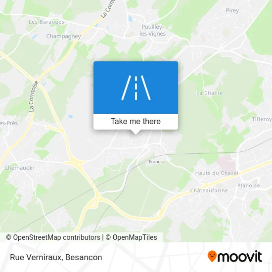 Rue Verniraux map