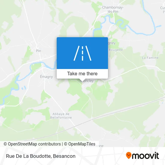 Rue De La Boudotte map