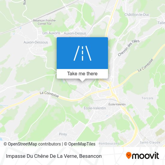 Impasse Du Chêne De La Verne map