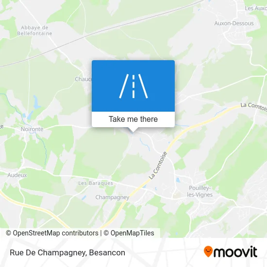 Rue De Champagney map