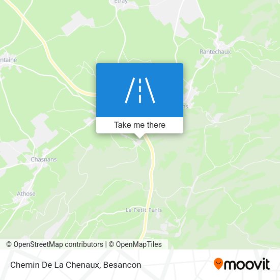 Chemin De La Chenaux map